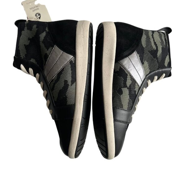 NWT SANCTUARY Major Mixed Media Camo High Top Printed Sneaker Boots Size 8 - Picture 5 of 8